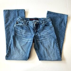 Mudd Jeans Girls 7 Blue Straight Leg Medium Wash